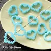 [Wangyang] Material e acessório para corrente de celular DIY temático de queijo Hello Kitty pintada de azul e branco em formato de estrela de acrílico