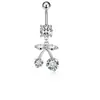 Comercio Electrónico Europeo y Americano Estilo Nuevo Delfín Lindo y Moderno Sexy Brillante Incrustado de Circonita Joyería de Piercing Anillo para Ombligo Anillo de Vientre