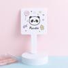 Espejo con asa de dibujos animados, venta al por mayor, portátil, para dormitorio de estudiantes, pequeño espejo de tocador, simple, mini espejo cuadrado
