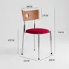 Silla de Comedor Nórdica Vintage de Madera Maciza para el Hogar Berg, Mesa y Sillas de Comedor de Diseñador Minimalistas Modernas de Moda, Estilo Retro Francés