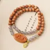 Sandalia Barbie Sándalo DIY Portátil Pulsera de Loto Especificaciones 0.6 Para Hombres y Mujeres Casual Rosario Joyería Fabricante Mayorista