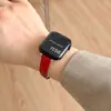 Correa de Cuero Ultra Fina Ajustada para Apple Watch Adecuada para Apple Watch Series 12/11/10