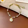 Pulsera de mariposa de circón de doble capa pulsera simple de moda elegante celebridad de internet viajero versátil nueva pulsera pulsera al por mayor