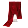 Bufanda Roja con la Palabra "Piel" para el Año del Caballo, Bufanda de Otoño e Invierno para Mujer, Regalo de Año Nuevo para Mamá, Bufanda para Reunión Anual con Logo Inca, Caja de Regalo