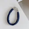 Otoño e Invierno Felpa Cuadros Multicolor Correa de Muñeca Nueva Funda para Teléfono Móvil Lanyard Cadena Corta para Colgar Bolso de Celebridad de Internet Cámara