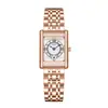 ORSGA Cuadrado Moda Pulsera de Reloj para Mujer Pulsera Cuadros Banda de Acero Fábrica en Vivo Transfronterizo Lujo Ligero Reloj de Pulsera de Cuarzo