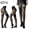 Comercio Exterior Medias de Telaraña para Halloween Estilo Punk Gótico Oscuro Jacquard Telaraña Mujer Araña Medias con Corte