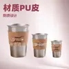 Funda Protectora para Vaso de Agua de Vidrio, Funda Antiescaldado para Taza de Café para Exteriores, Funda Universal de Cuero de Corcho para Taza, Personalización