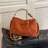 Bolso vintage esmerilado para mujer, bolso bandolera popular de invierno 2024, bolso de hombro tipo tote.