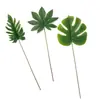 Planta verde estilo INS hoja de tortuga bonsái hoja de helecho arreglo floral flor artificial fabricantes decoración del hogar planta de boda pared de flores flores artificiales
