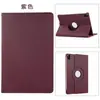 Capa Protetora de Painel Plano Vermelho Arroz Redmi Pad SE 11" Capa Rotativa com Padrão de Lichia Capa de Couro