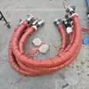 Manguera de Goma de Alta Presión con Diámetro Grande, Resistente al Desgaste y a la Presión, para Transferencia de Aceite y Agua, Manguera de Goma de Alta Presión con Brida, Manguera de Goma con Brida de Diámetro Grande