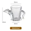 Taça de Vinho Branco com Formato de Animal Criativo Transfronteiriça com Fundo Espesso, Taça para Vinho e Destilados Estrangeiros, Taça Pequena para Vinho Branco, Personalizada pelo Fabricante Original