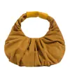 Bolso de Hombro Plegado de Diseño de Nicho Bolso Dumpling para Mujer Invierno 2025 Nuevo Casual Cuero Suave Costura Normcore Bolso Nube