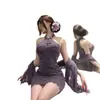Lingerie Sedutora, Desejo Puro, Roupas Sexy, Qqny, Cheongsam, Lingerie que Melhora o Humor, Saia Justa no Quadril, Sedutora, Sensação de Luxo