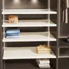 Estante de almacenamiento expandible sin taladro para armario, divisor multifuncional para ropa y bolsos dentro del gabinete