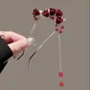 Novo Grampo de Cabelo em Forma de U Estilo Chinês para Penteados, Grampo Versátil de Borla de Nicho de Alto Padrão, Acessório de Cabelo Estilo Antigo Atacado