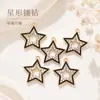 Colar Exclusivo DIY com Pingente Único de Estrela com Gotejamento de Óleo e Strass, Venda Direta do Fabricante, Disponível para Lote Misto e Vendas Transfronteiriças