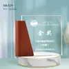 Trofeo de Cristal Creativo de Madera Grabado Personalizado Medalla de Competencia Producción Placa Autorizada Premio al Empleado Destacado Souvenir