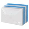 Fabricantes de confianza mutua bolsa de archivo transparente a4 bolsa de información de oficina bolsa de archivo pp bolsa con broche impermeable bolsa enrollable para pruebas bolsa de almacenamiento