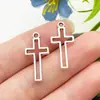 Explosiones transfronterizas 26 colgante de cruz diy ropa europea y americana collar pendientes colgante llavero en stock venta al por mayor