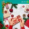 Amazon Anti-Falsificación Populares Pegatinas en Rollo Etiquetas Autoadhesivas Decoración de Feliz Navidad Empaque de Regalos