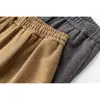 FEE THE END calças casuais minimalistas e estilosas para homens, calças compridas de mistura de lã para outono e inverno K177