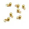 Acero de Titanio Color Duradero Conector Cola de Perla Colgante Corazón Accesorios para Joyería DIY Acero Inoxidable Estrella de Cinco Puntas Etiqueta Pieza Pequeña Oro Real