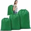 Bolsa de lavandería con cordón de tela Oxford 210D, Bolsa para el cuidado de la ropa, Bolsa de almacenamiento para camping y viajes, Bolsa deportiva, Venta caliente transfronteriza