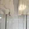 Top de puro deseo estilo francés sin hombros con aberturas laterales, puños de lazo y diseño ceñido a la cintura en color albaricoque de Yehong Clothing