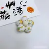 Tela Floral para Niña DIY Rellena de Algodón Flor de Cinco Pétalos Accesorios de Moño, Accesorios para el Cabello, Broches, Materiales de Flores al por Mayor