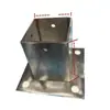 Trellis de Uva para Madera Anticorrosivo Base Reforzada Columna de Ángulo de Hierro Poste de Madera Soporte para Pie de Valla Piso de Cemento Pieza de Fijación 304