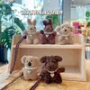 Muñeco de Peluche Colgante Jinnew Serie Original Té con Leche Estilo Simple de Nicho Llavero Colgante de Bolso Muñeco Muñeco