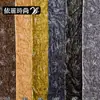 Tela de terciopelo de doble cara con lazo y pedrería para vestidos de mujer de otoño e invierno, tela para diademas y coleteros, materias primas