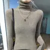 Otoño/Invierno 2026 Nuevo Suéter de Punto de Cachemira para Mujer Cuello Alto Elegante Top de Punto con Nuevo Diseño