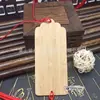 Rodajas de Bambú Tallado Hueco Marcadores de Libros en Blanco Hechos a Mano DIY Etiquetas de Filigrana Fábrica Paquete de Material Esmalte de Bambú Madera
