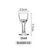 Copo de Licor Acrílico Plástico PC Taça de Vinho Pequena Taça de Vinho Alta 10ml Copo de Vinho Coquetel 30 ml