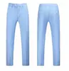Otoño 2023 Nuevos Pantalones de Boda para Hombre Tallas Grandes 19 Colores Color Sólido Comercio Exterior Transfronterizo Casual Moda Tendencia Hombre