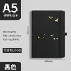 Cuaderno A5 transfronterizo con logo personalizado, tapa dura de negocios, simple y grueso, para uso en oficina, con banda elástica, diario, bloc de notas