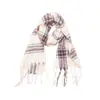 Fábrica de Bufandas Junhao Personaliza Bufanda Chal Circular Rayado de Mohair Sintético con Flecos para Comercio Exterior Europeo y Americano Otoño/Invierno
