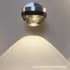 Luminária de parede de cristal de LED de face única luz de face única lâmpada decorativa de parede de fundo moderna lâmpada para corredor corredor lâmpada para foto 1w3w