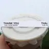 Cinta Adhesiva para Envases para Llevar de Té con Leche y Café, Cinta Estrecha para Sellar Tapa de Vaso, Cinta de Papelería, Sello a Prueba de Fugas