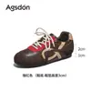 Zapatos de Entrenamiento de Ballet Aogushi Deng para Mujer 2026 Nuevo Otoño/Invierno Negro Oculto para Aumentar la Altura Súper Bonitos Zapatos Deportivos Casuales