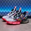 Zapatos para Niñas Malla Hebilla Giratoria Zapatos Infantiles 2026 Otoño Nuevos Zapatos Deportivos para Correr al por Mayor con Luces para Niños Pequeños