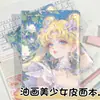 Novo Estilo Pintura a Óleo Menina Bonita Caderno de Couro A5 com Páginas Ilustradas Coloridas, Diário e Caderno de Anotações de Alto Valor