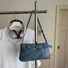 Bolso casual retro de gamuza esmerilada 2026 nuevo de un solo hombro para debajo del brazo, bolso tote simple, bolso de gran capacidad para el día a día