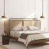 Luminária Pendente Amarela de Travertino Estilo Japonês Transfronteiriça, Luminária de Cabeceira Vintage para Quarto, Luminária Decorativa Estilo Wabi-Sabi para Sala de Jantar, Venda Direta do Fabricante