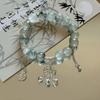 Pulsera de Cuentas de Vidrio Bolsa de la Suerte Estilo Chino como Fuego Nuevo Pulsera de Temperamento Moda China Joyería de Tendencia Nacional de Alta Gama