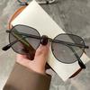 Gafas de estudiante coreanas que cambian de color para mujer miopía se pueden combinar con el número de gafas de cerca modelos de explosión en vivo sin maquillaje montura versátil adelgazante