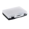 Caja de herramientas de plástico, caja de almacenamiento de instrumentos, caja de herramientas portátil, caja de herramientas transparente, venta al por mayor de fábrica